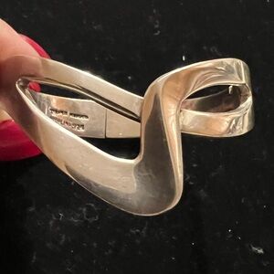 TAXCO 925 STERLING SILVER HEAVY BRACELET. NICE!